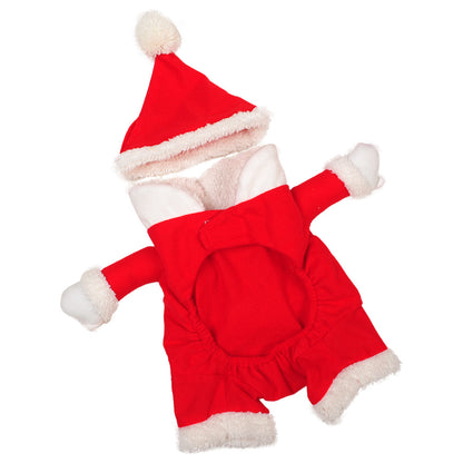 Pet clothes santa claus costume