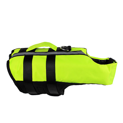 Inflatable Diving Fabric Pet Life Preserver Safety Dog Swimming Pool Vest