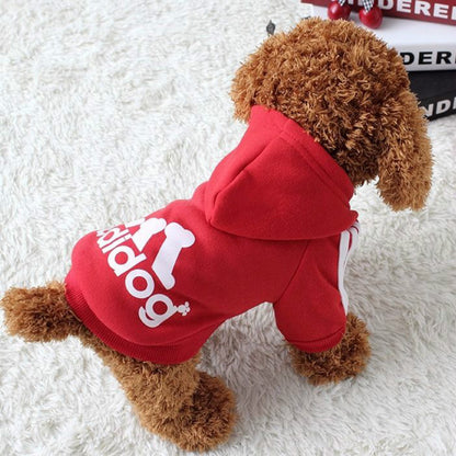 Two Legged Cotton Warm Dog Hoodie