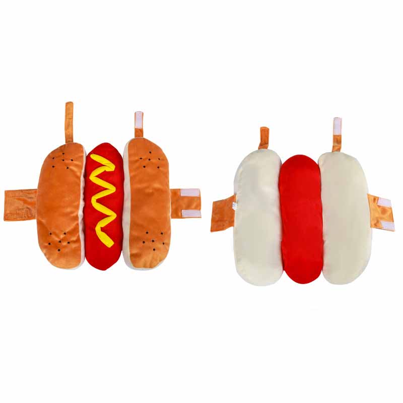 Funny Halloween Costumes For Dogs Puppy Pet Clothing Hot Dog Design Dog Clothes Pet Apparel Dressing Up Cat Party Costume Suit