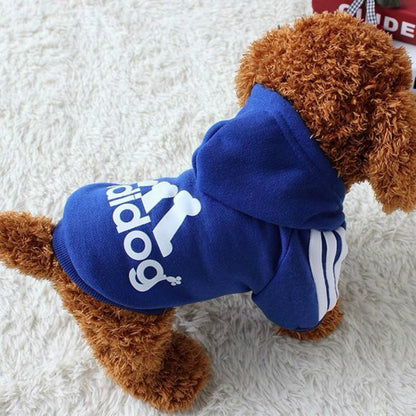 Two Legged Cotton Warm Dog Hoodie