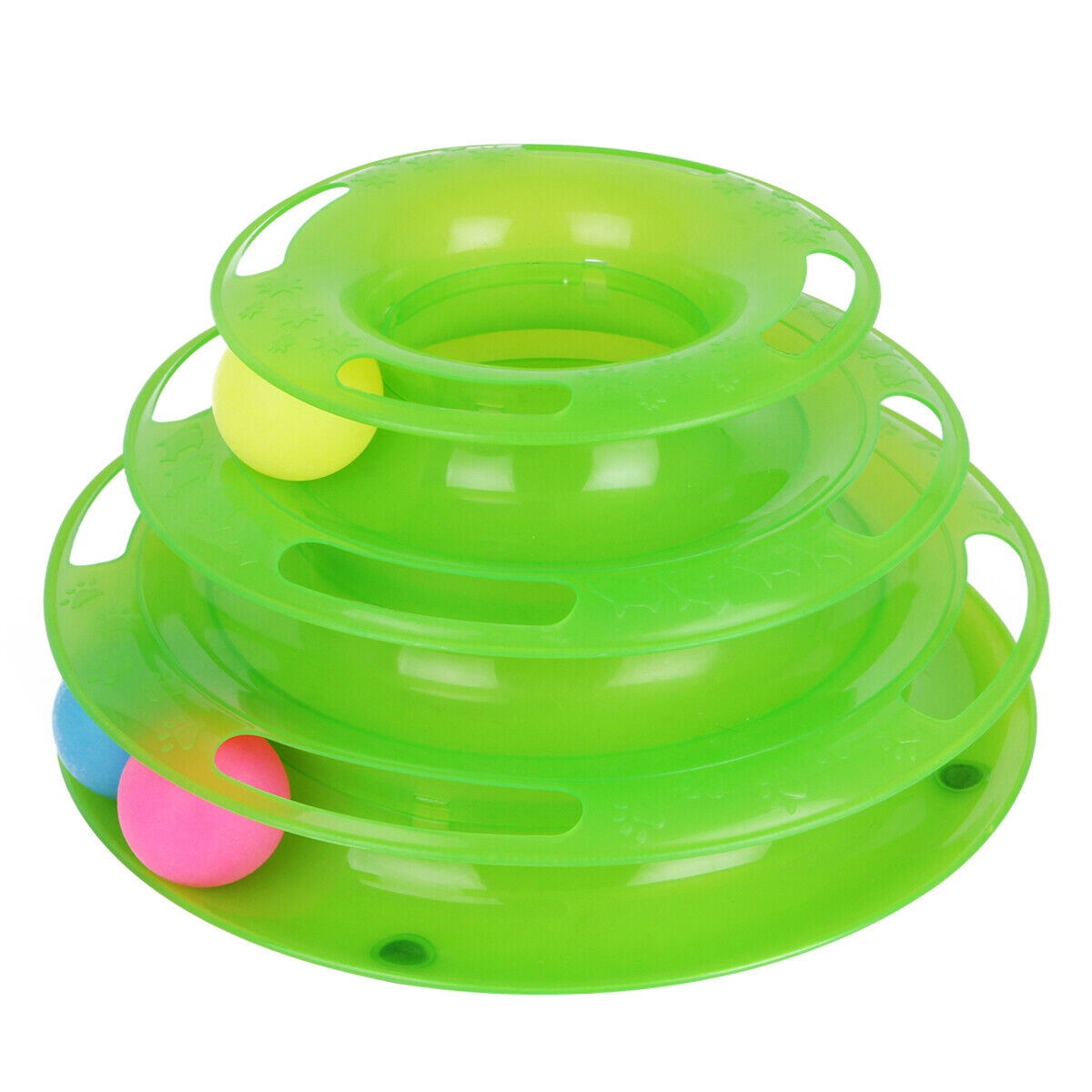 Pet Cat Crazy Ball Disk Interactive Toys Amusement Plate