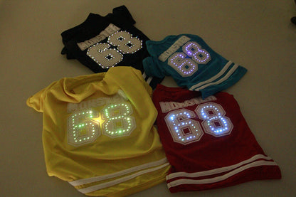 LED glowing pet clothes