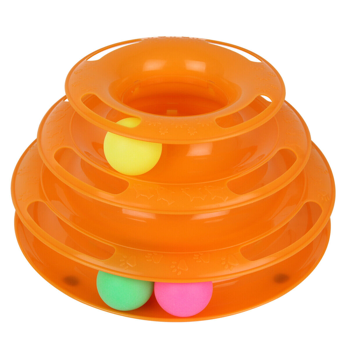 Pet Cat Crazy Ball Disk Interactive Toys Amusement Plate