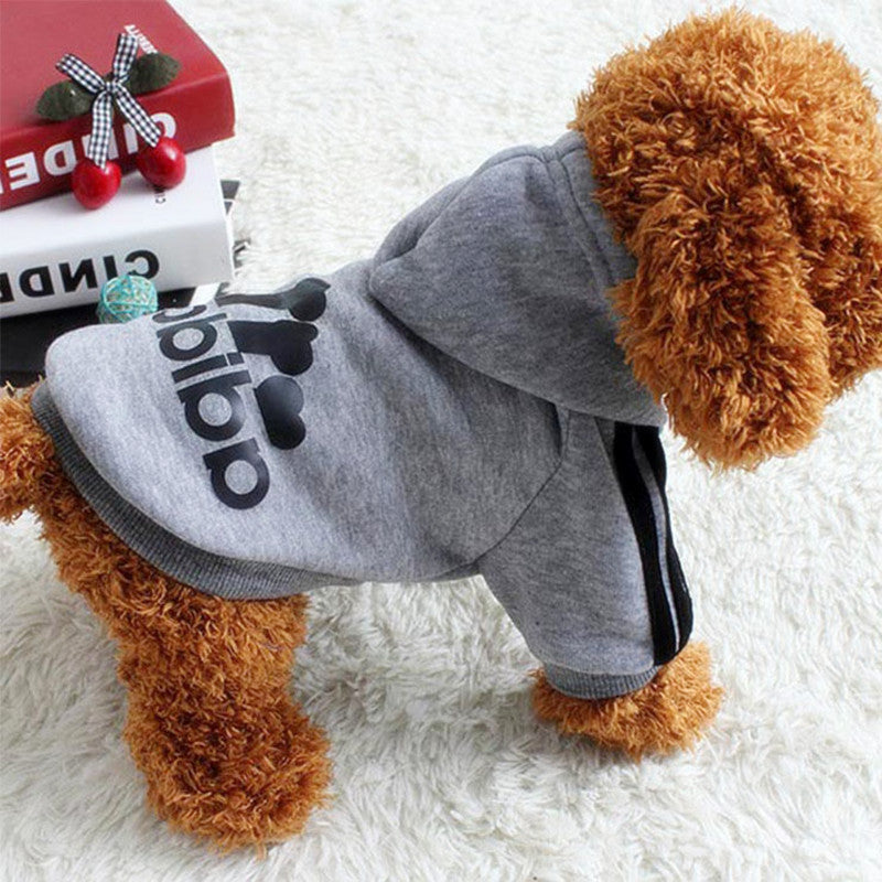 Two Legged Cotton Warm Dog Hoodie