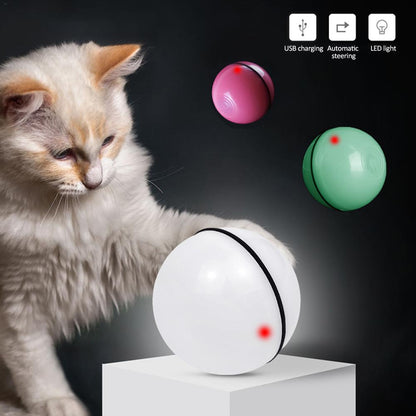 LED Electronic Rolling Pet Funny Cat Toy Ball