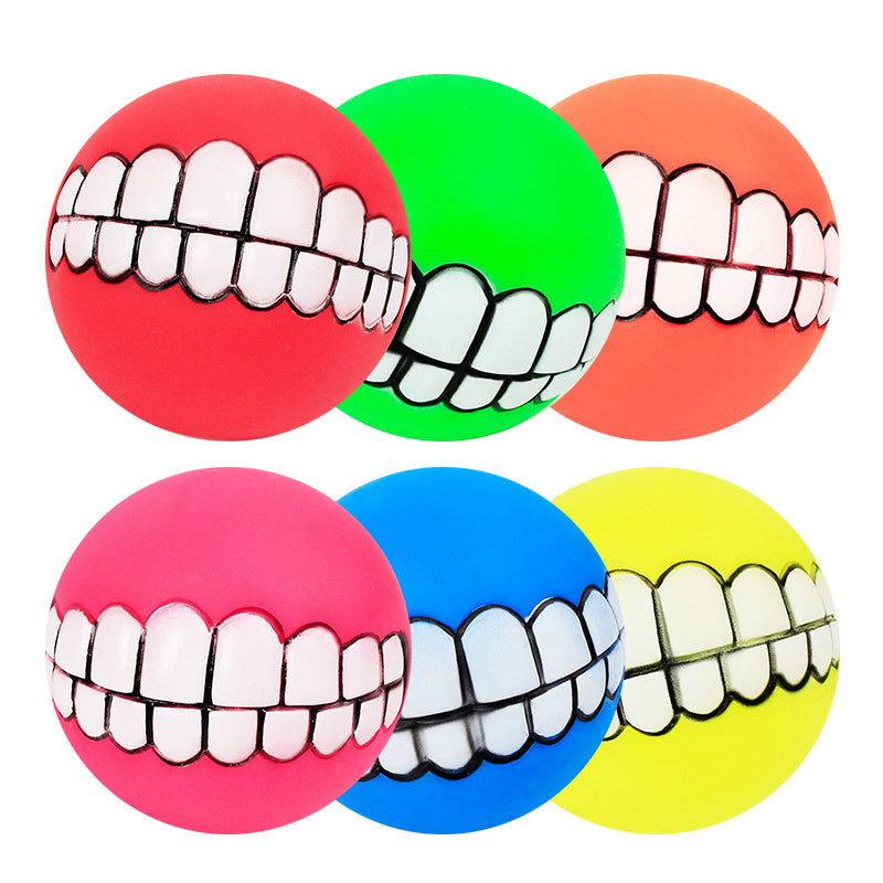 Pet Ball Teeth Silicon Chew Toys